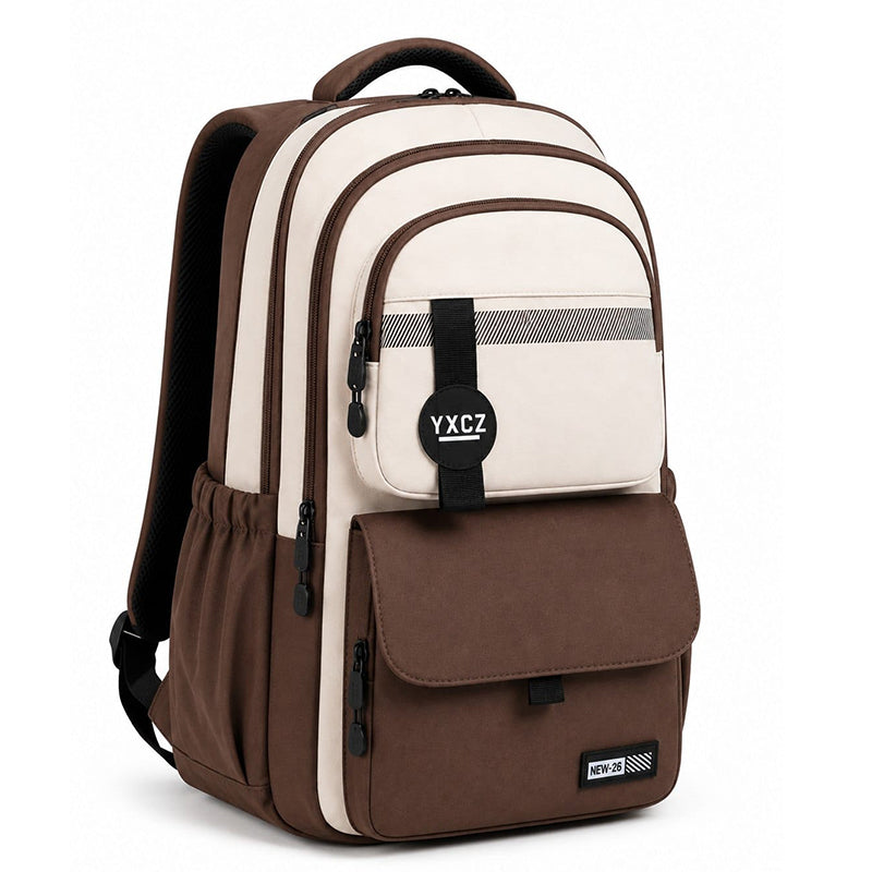 Cartable Scolaire Collège Ado - Sac à Dos Étanche avec Compartiment Ordinateur 15,6" - Sac École Garçon Fille Confortable et Résistant