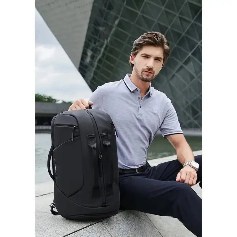 Sac à Dos de Voyage Multifonction avec Compartiment Chaussures – Anti-Éclaboussures, USB, 15.6" | Homme Business & Weekend