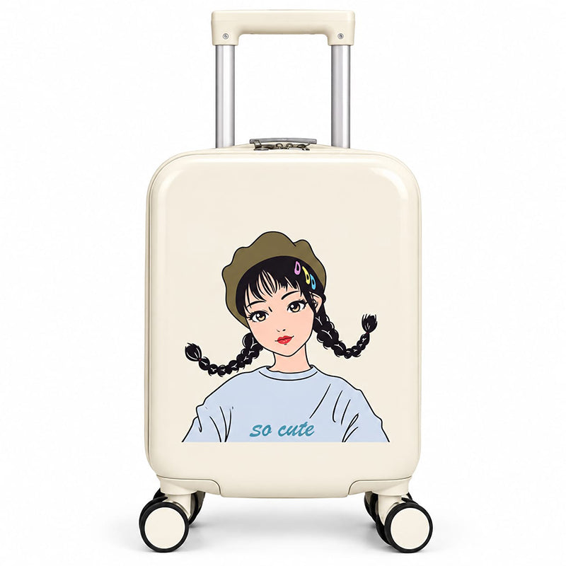 Valise Rigide Enfant Ado – Roues 360° et Poignée Télescopique, Design Animé So Cute