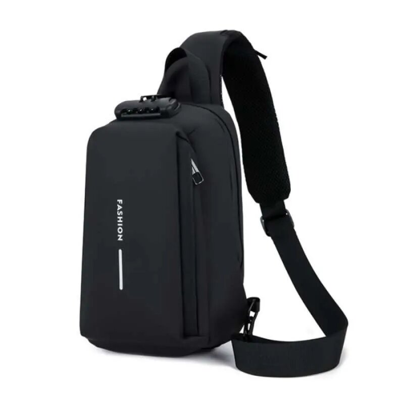 Sac à Bandoulière Antivol unisexe avec Broche – Imperméable et Tendance