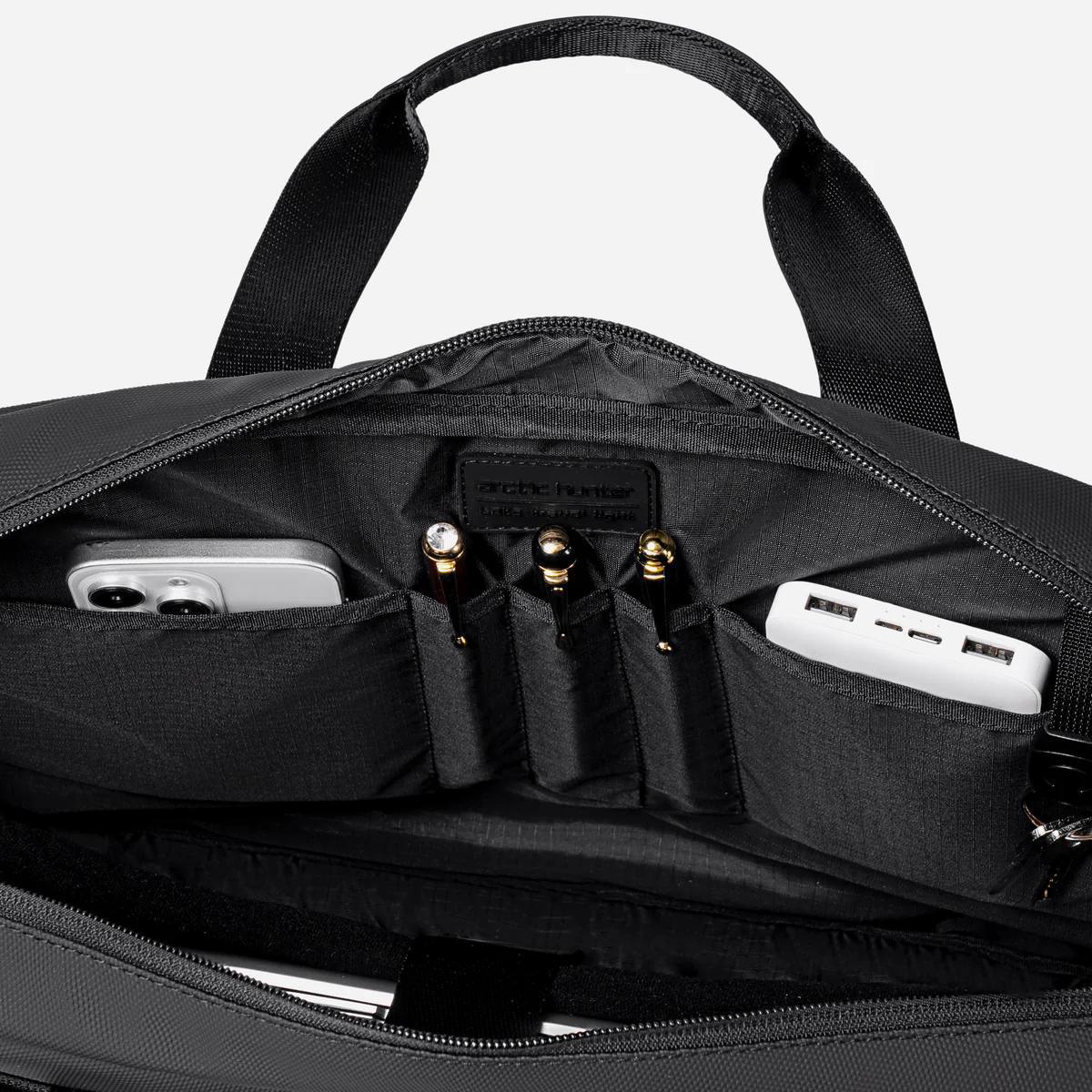 Cartable 2-en-1 à main et bandoulière pour bureau