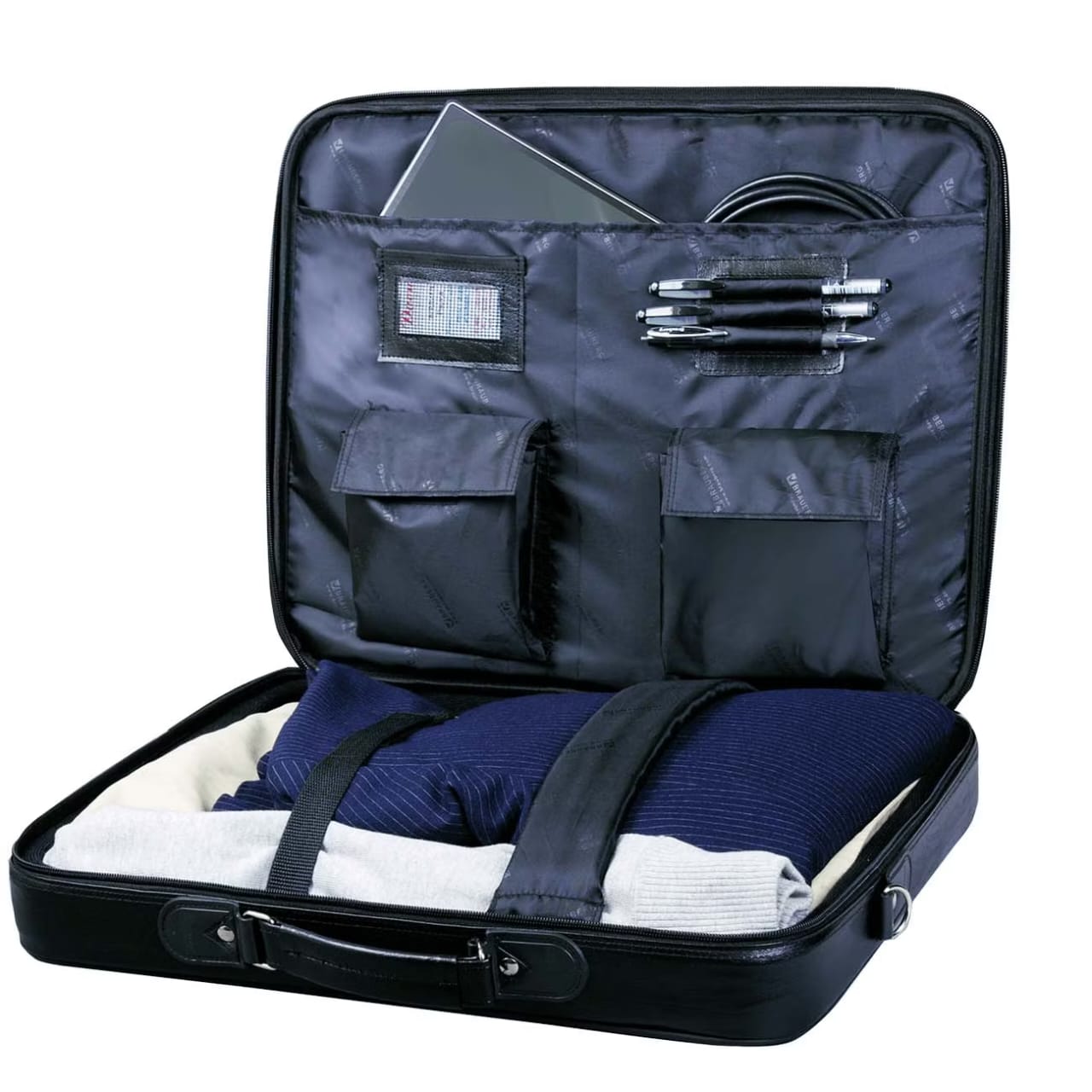Cartable HP avec ouverture 180 degrés et organiseur interne pour accessoires
