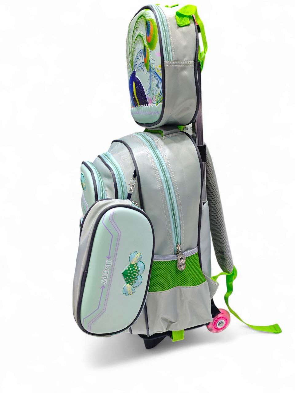 Cartable scolaire imperméable en polyester – adapté au climat marocain