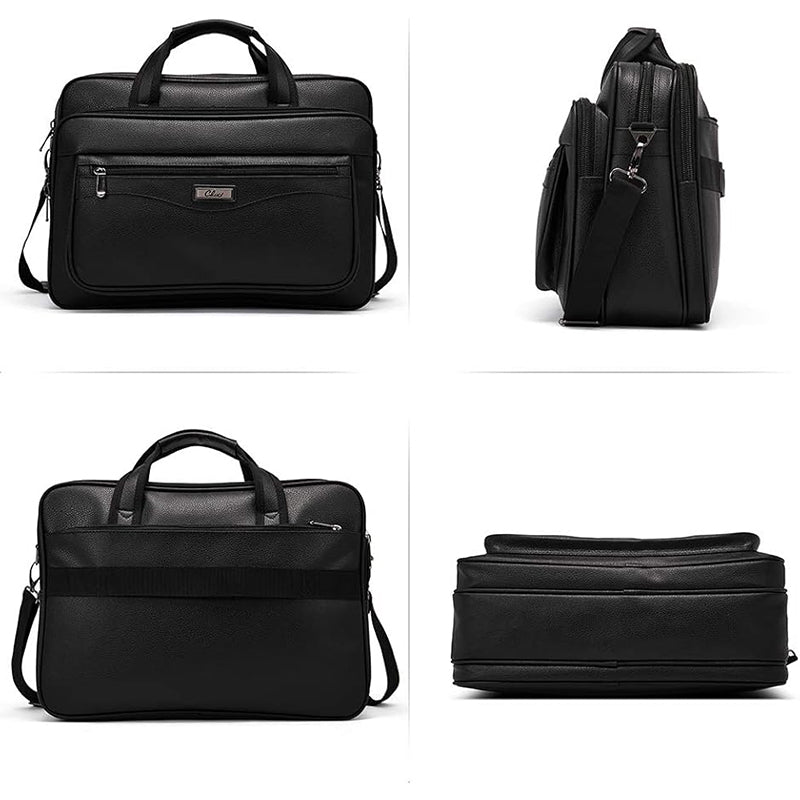 Cartable PC portable homme – poignées et fermetures zippées