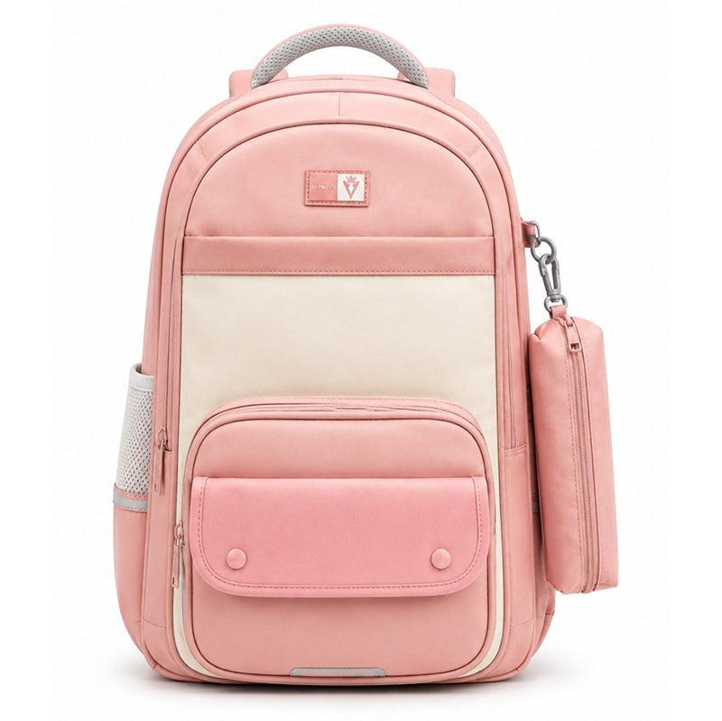 Cartable scolaire enfant avec plusieurs compartiments de rangement