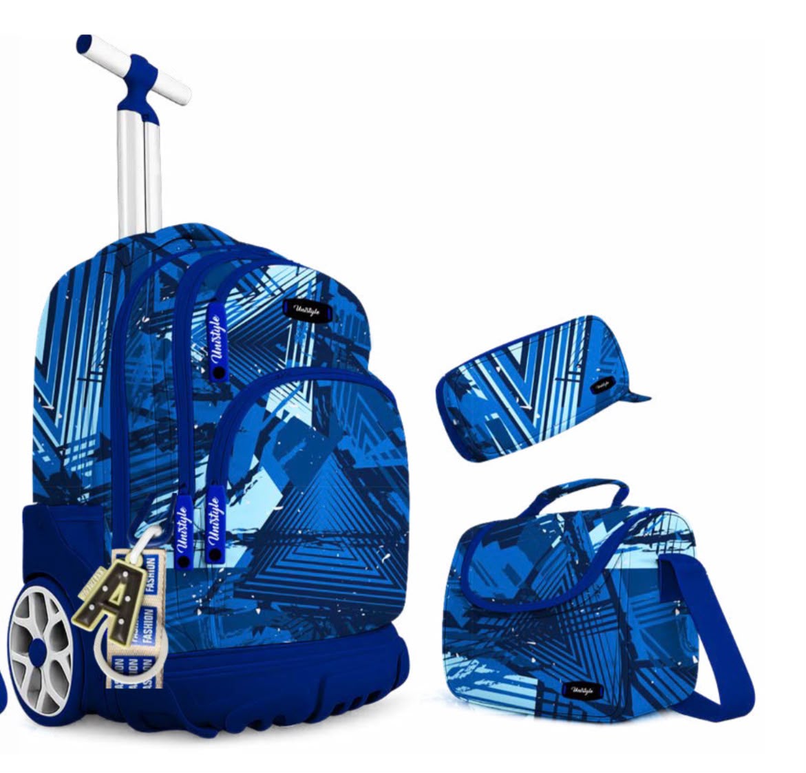 Cartable trolley garçon rouge urban 18 pouces