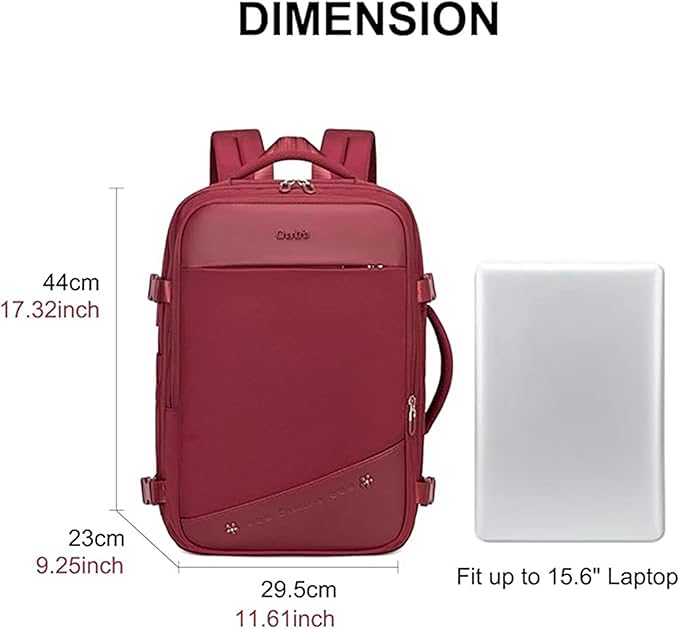 Sac à dos femme Chantria grande capacité PC 15,6" bagage cabine