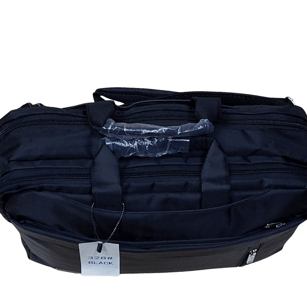 Cartable 2 en 1 Homme Femme – Sac à Dos & Sacoche Laptop Ordinateur Portable Noir