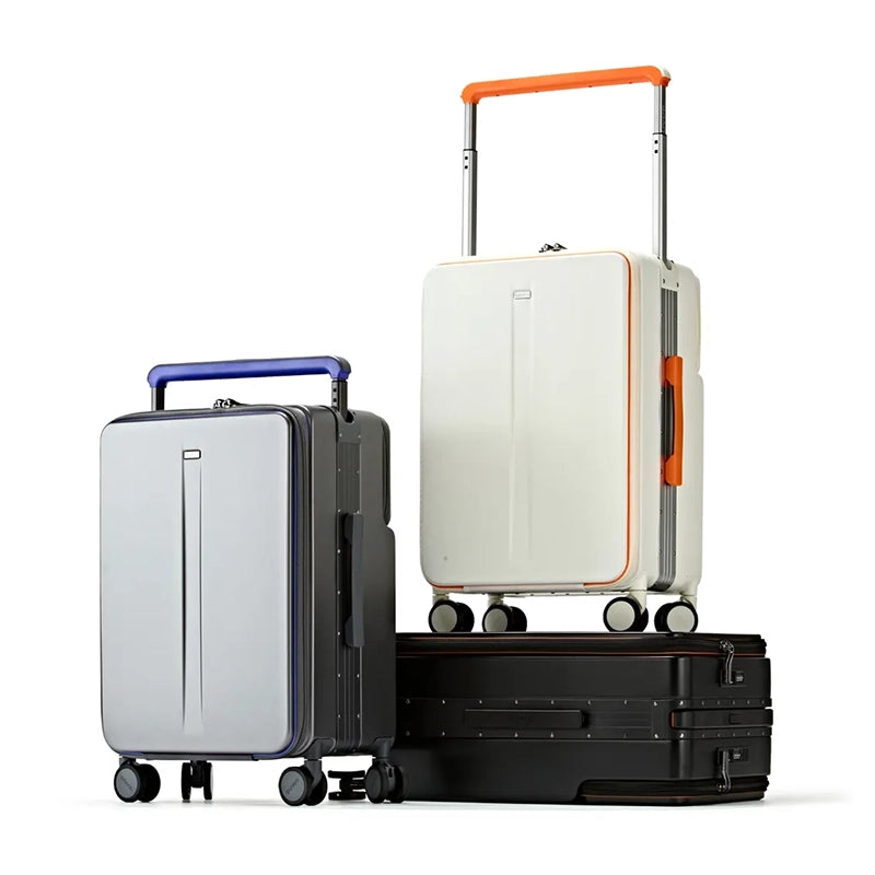 Set de 2 Valises de Voyage Rigides S + M – Valises à Roulettes 360° Haut de Gamme| Livraison Maroc