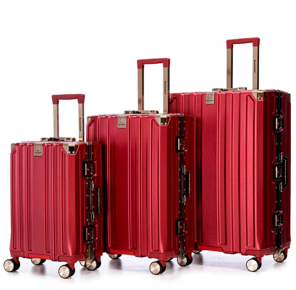 Ensemble de 3 valises – cabine, moyenne et grande, légères et résistantes pour tous types de voyage