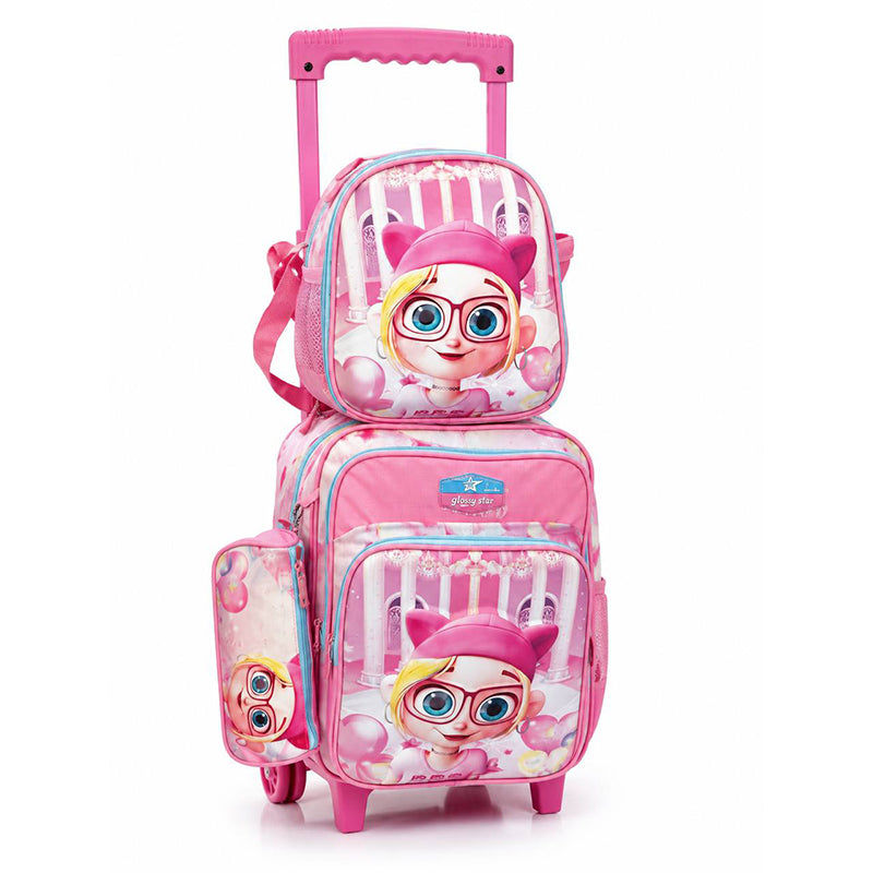 Ensemble cartable trolley Gaming avec accessoires scolaires