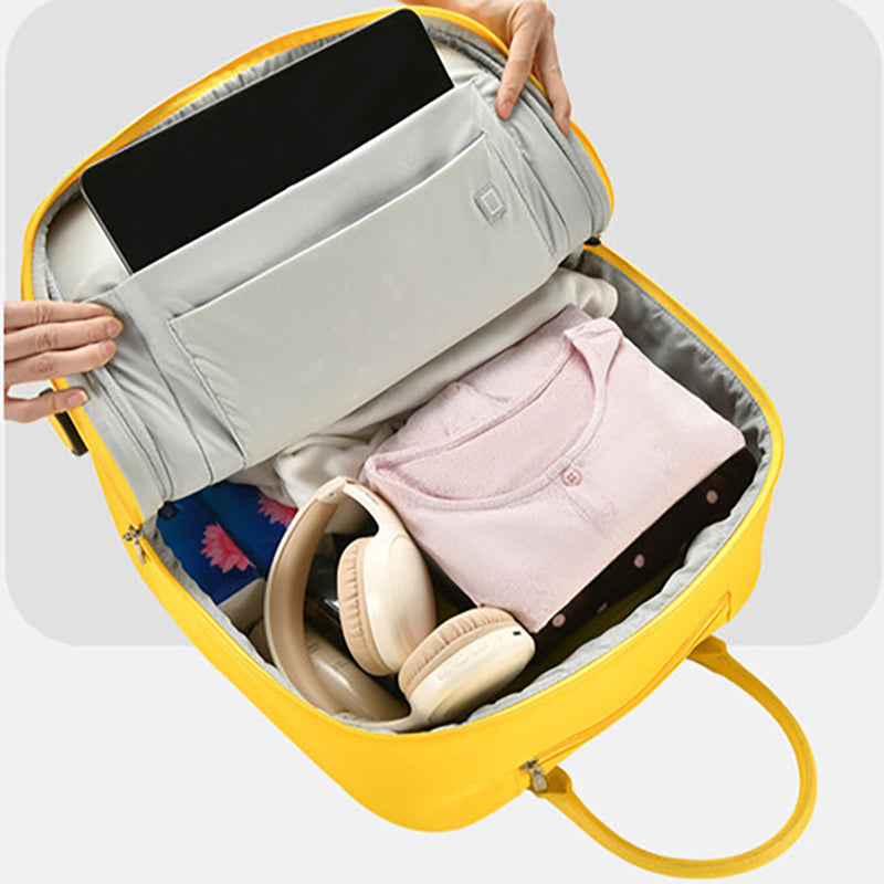 Valise cabine GOBY LONDON avec ouverture frontale pour ordinateur portable et accessoires