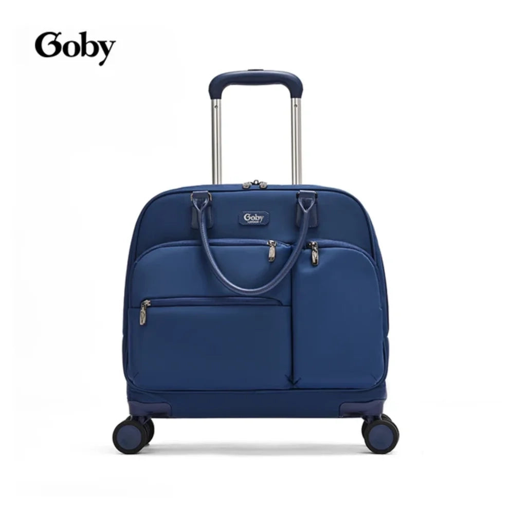 GOBY LONDON valise cabine ultra légère 35L/41L avec 4 roues silencieuses