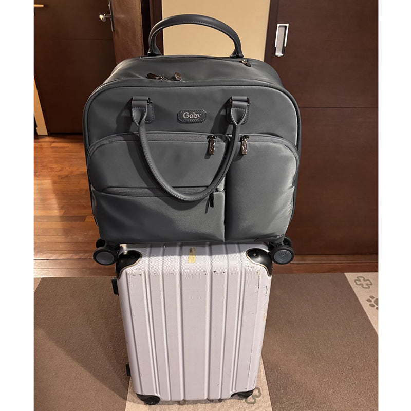 Valise de voyage GOBY LONDON déperlante avec roulettes silencieuses