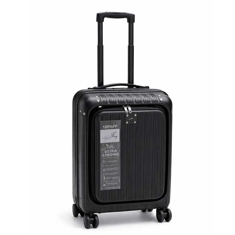 Intérieur valise cabine avec sangles et poches de rangement