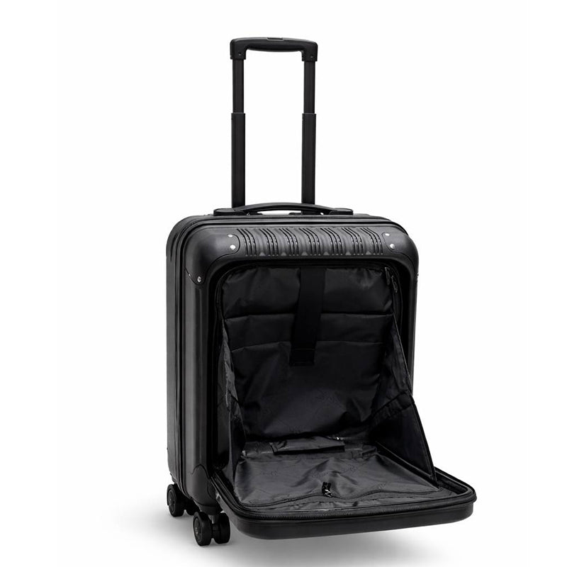 Intérieur valise cabine avec compartiment PC et rangements organisés