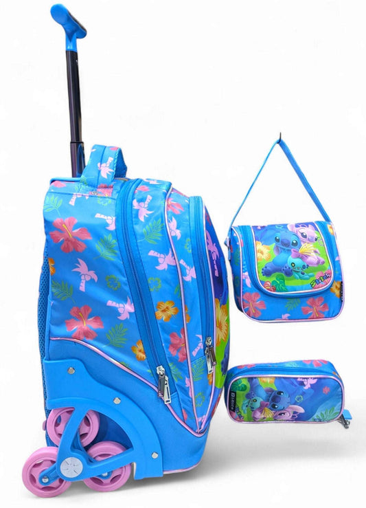 sac à dos à roulettes enfant 6 roues – 49×33×25 cm