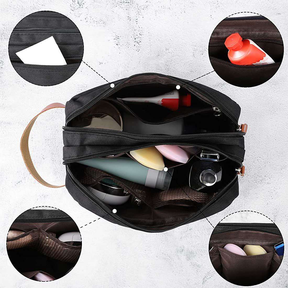 Trousse de toilette à fermeture éclair