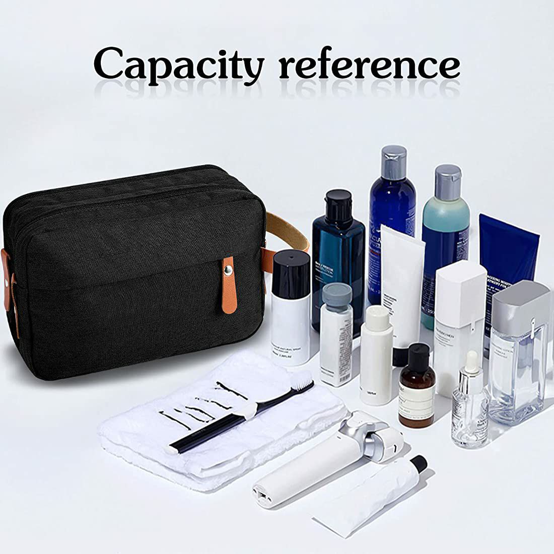 Trousse de toilette à fermeture éclair