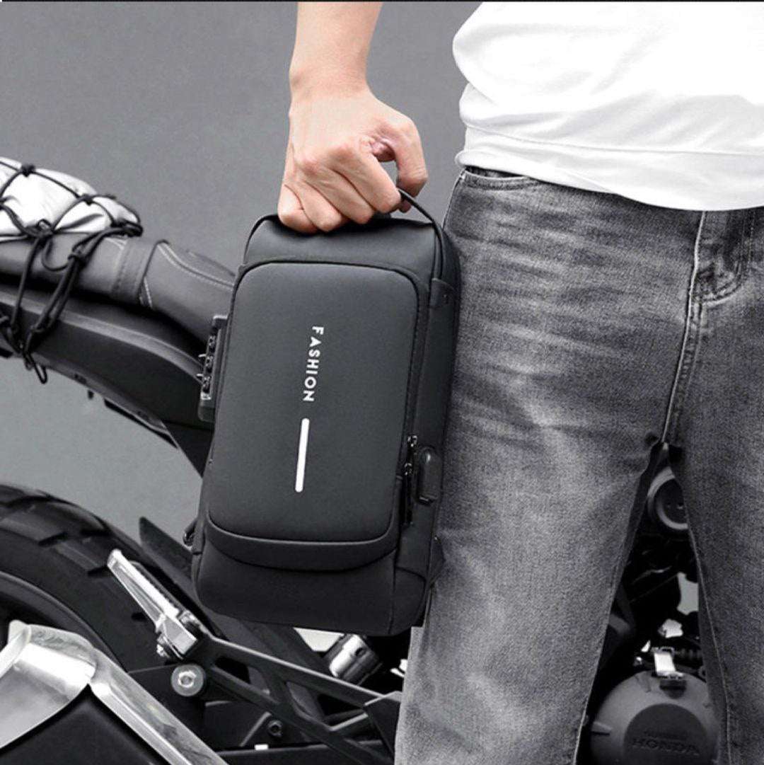 Sac à bandoulière unisexe Antivol de Sport avec Chargement USB