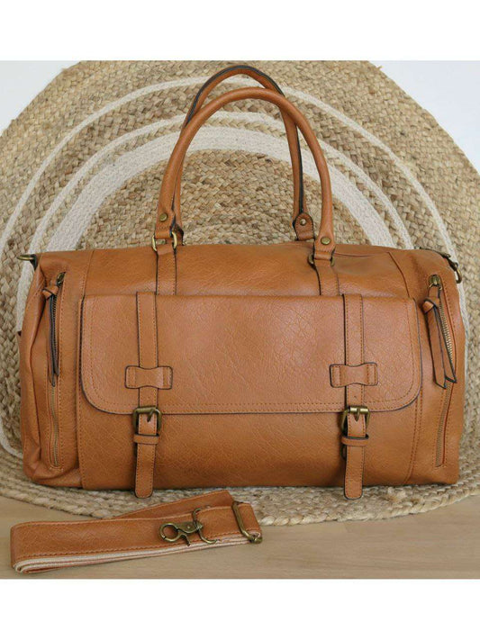 Grand sac à Bandoulière Camel