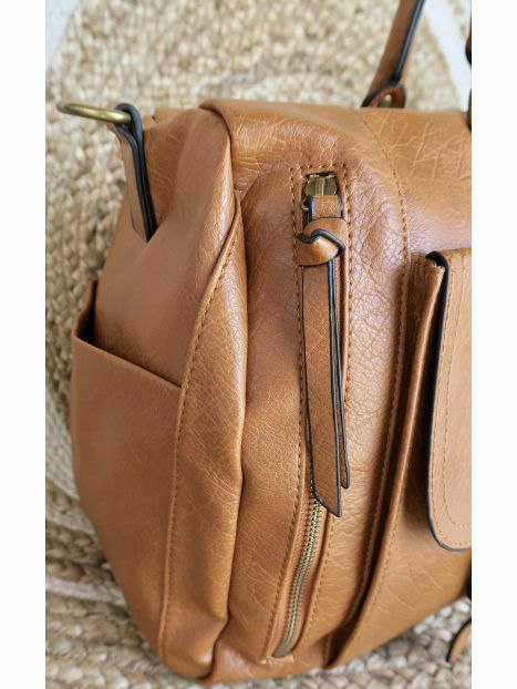 Grand sac à Bandoulière Camel