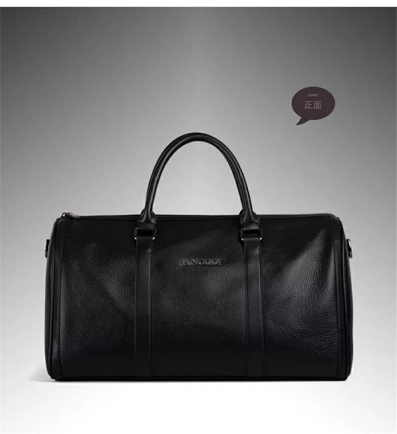 Sac de voyage mode pour hommes en cuir véritable Bagage & sac de voyage