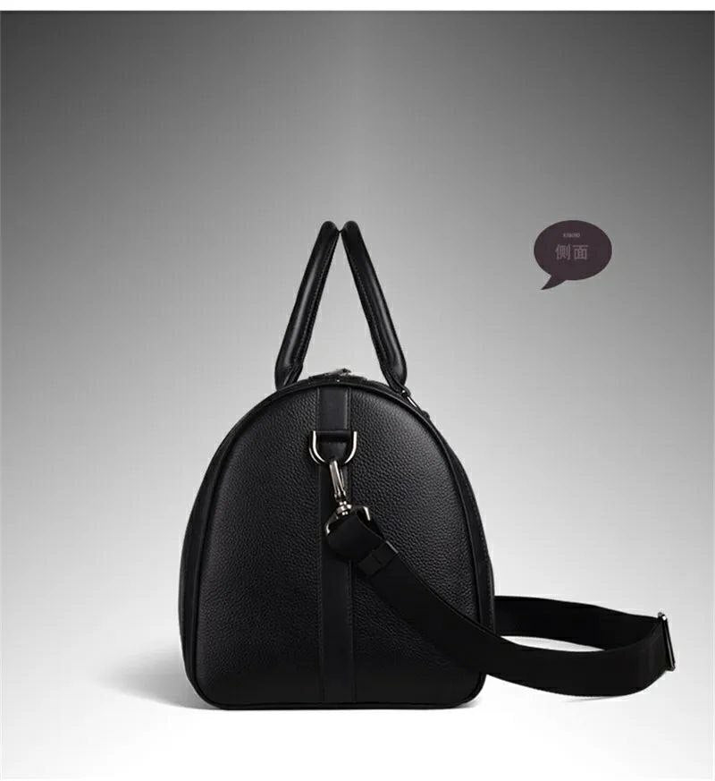 Sac de voyage mode pour hommes en cuir véritable Bagage & sac de voyage