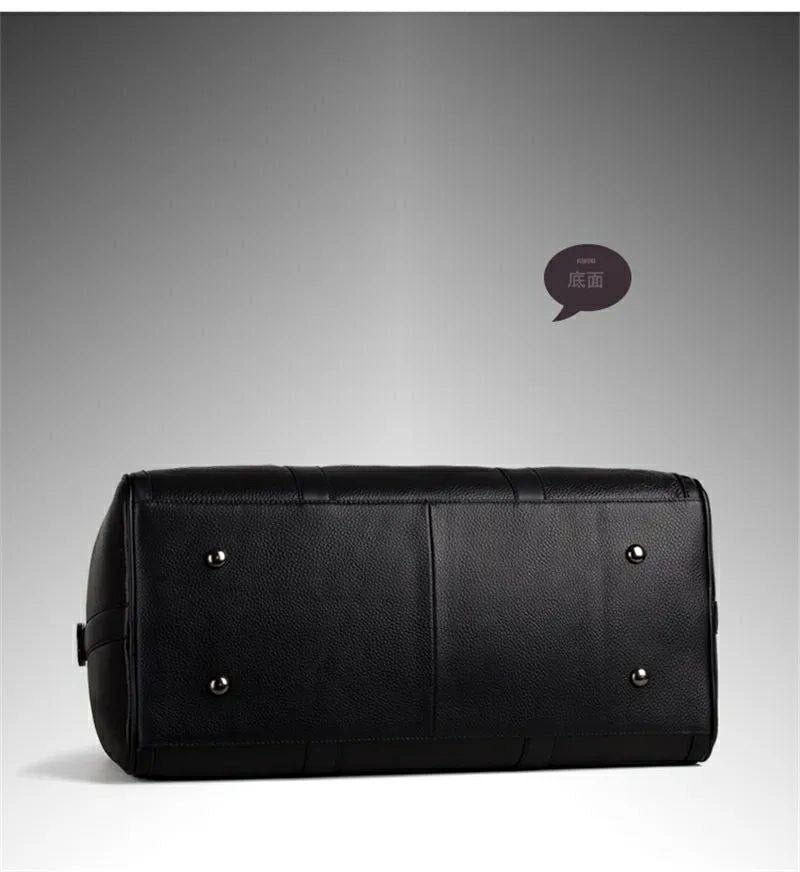 Sac de voyage mode pour hommes en cuir véritable Bagage & sac de voyage