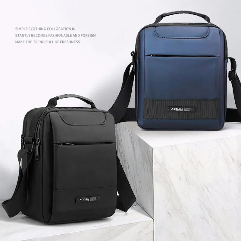 SAC À BANDOULIÈRE LÉGER POUR HOMME - SAC MESSAGER OXFORD ÉLÉGANT ET DÉCONTRACTÉ