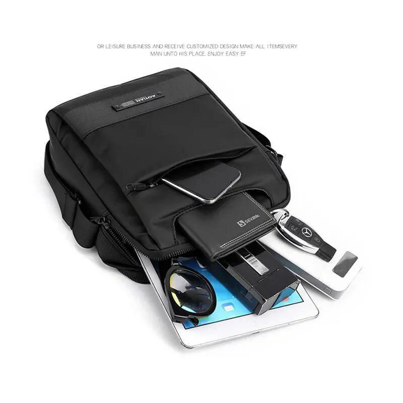 SAC À BANDOULIÈRE LÉGER POUR HOMME - SAC MESSAGER OXFORD ÉLÉGANT ET DÉCONTRACTÉ