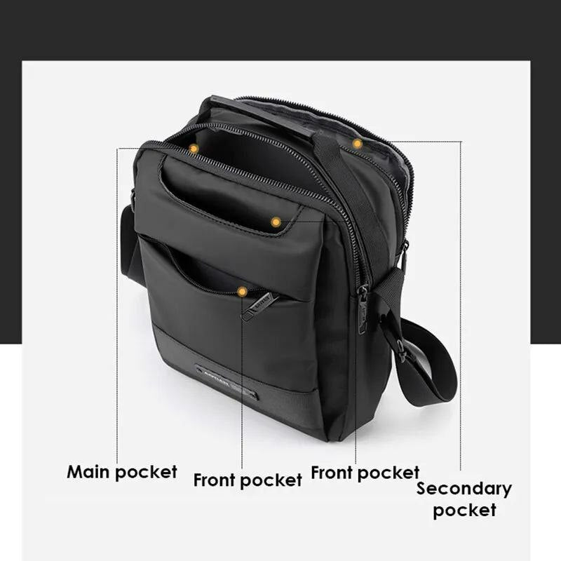 SAC À BANDOULIÈRE LÉGER POUR HOMME - SAC MESSAGER OXFORD ÉLÉGANT ET DÉCONTRACTÉ
