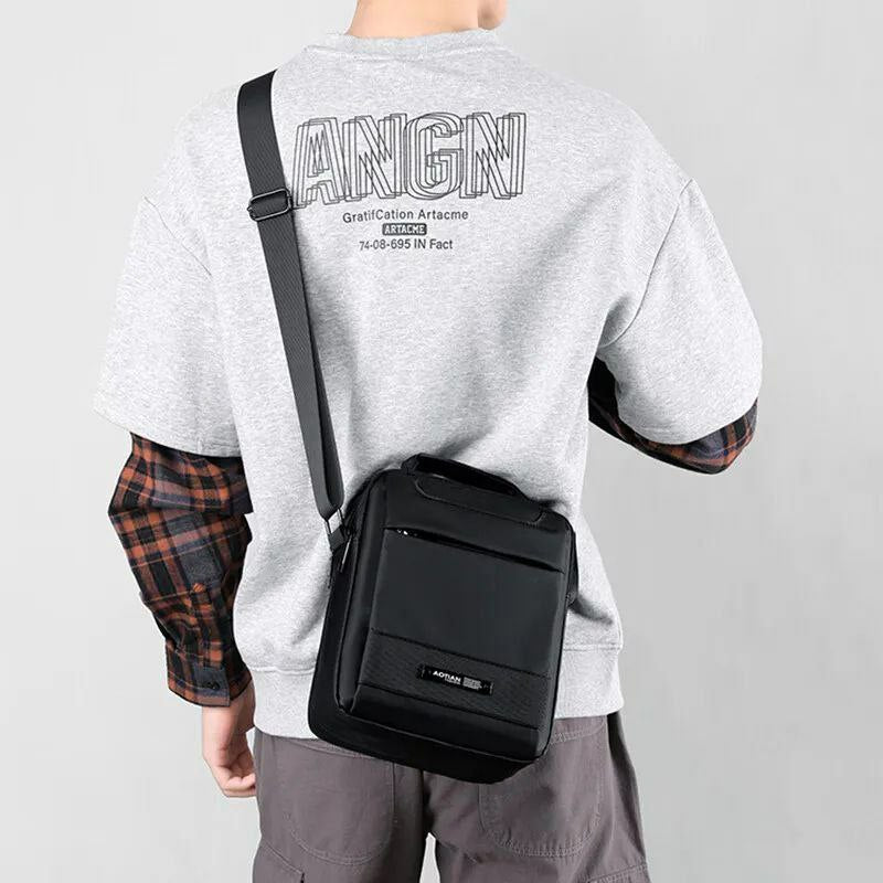 SAC À BANDOULIÈRE LÉGER POUR HOMME - SAC MESSAGER OXFORD ÉLÉGANT ET DÉCONTRACTÉ