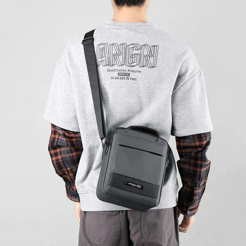 SAC À BANDOULIÈRE LÉGER POUR HOMME - SAC MESSAGER OXFORD ÉLÉGANT ET DÉCONTRACTÉ