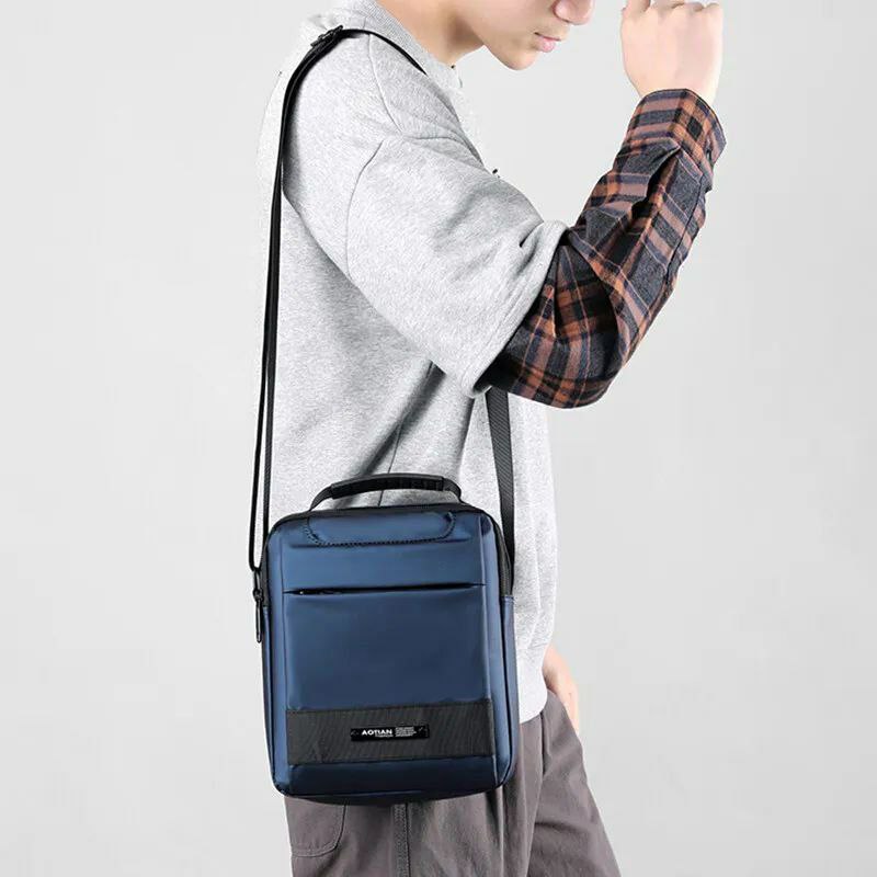 SAC À BANDOULIÈRE LÉGER POUR HOMME - SAC MESSAGER OXFORD ÉLÉGANT ET DÉCONTRACTÉ