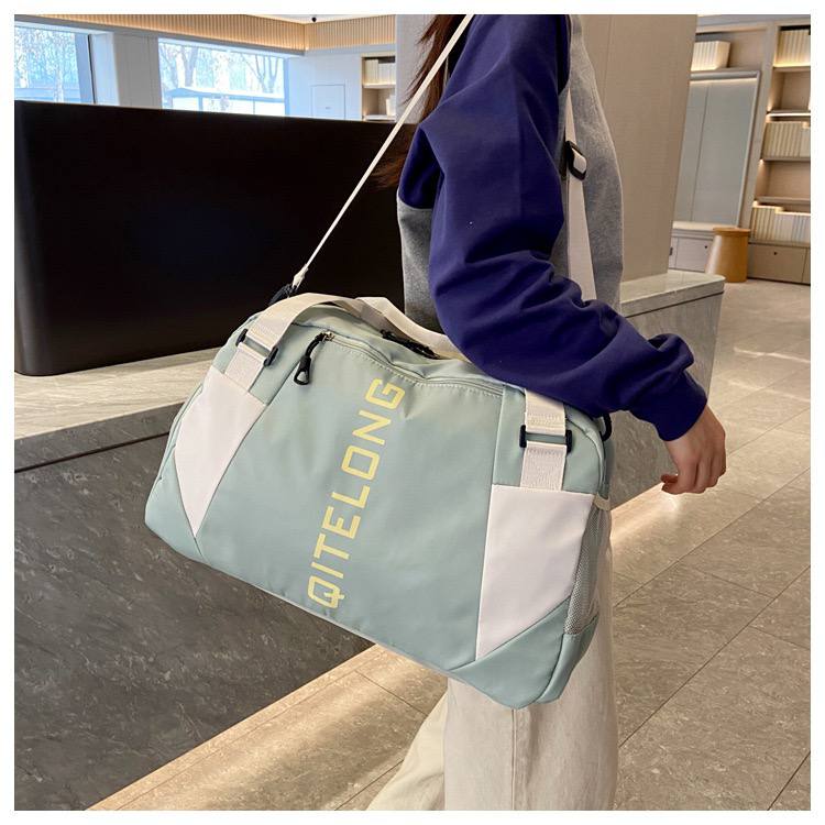 Sac de sport sec et humide pour femmes, sac à main de sport de Yoga, sac à bandoulière d'entraînement de Fitness de voyage, sac à main de rangement de chaussures, sac à main de bagage