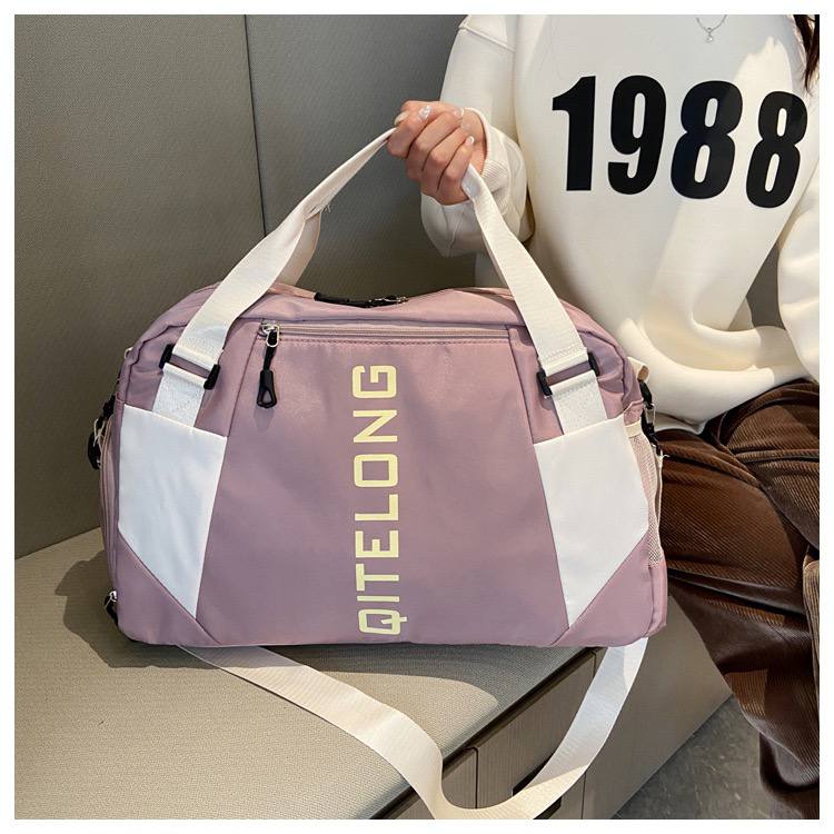 Sac de sport sec et humide pour femmes, sac à main de sport de Yoga, sac à bandoulière d'entraînement de Fitness de voyage, sac à main de rangement de chaussures, sac à main de bagage