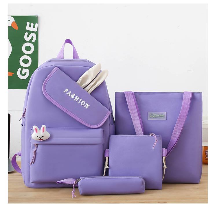 Ensemble de 4 en 1 sacs d'école pour filles