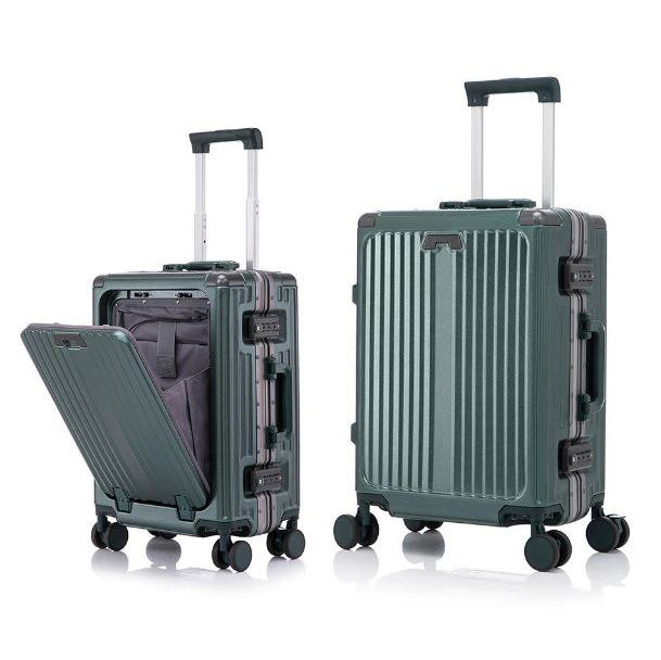 Valise Cabine Multifonction 3-en-1 – Port Gobelet, Compartiment PC et Port USB