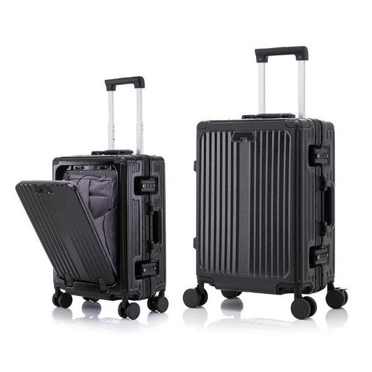 Valise Cabine Multifonction 3-en-1 – Port Gobelet, Compartiment PC et Port USB