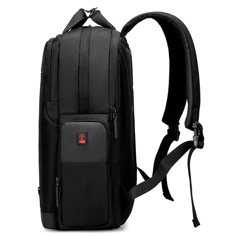 Détail verrou antivol intégré sac à dos business sécurisé