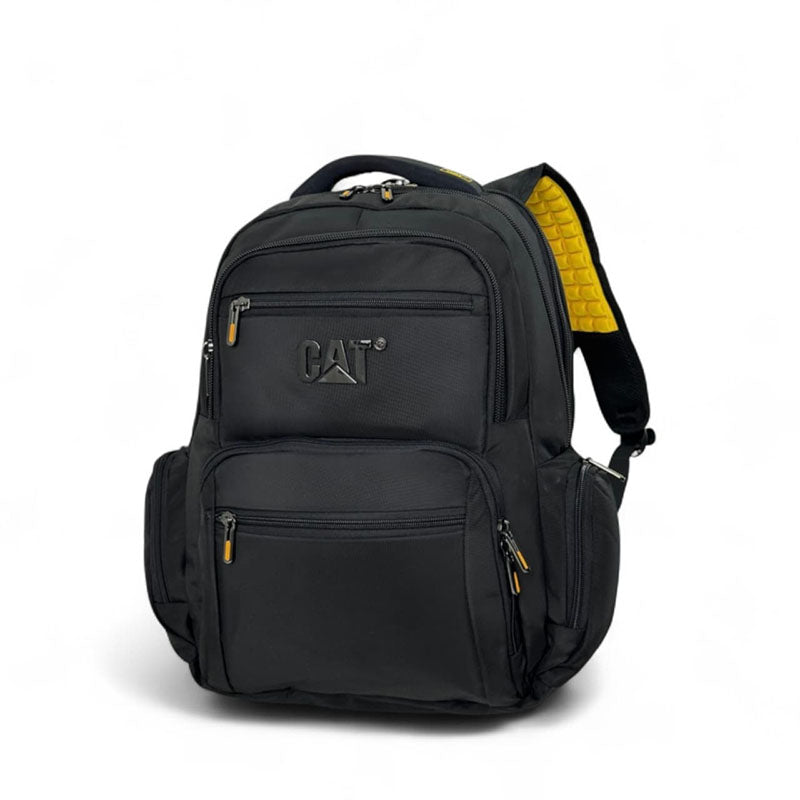 Sac à dos Caterpillar CAT noir vue de face – Business & Voyage Maroc