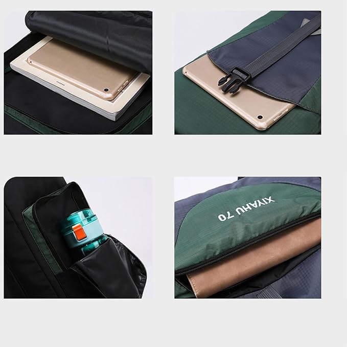 Dimensions sac à dos 70L 38x70x24 cm léger 0,96 kg randonnée voyage trekking