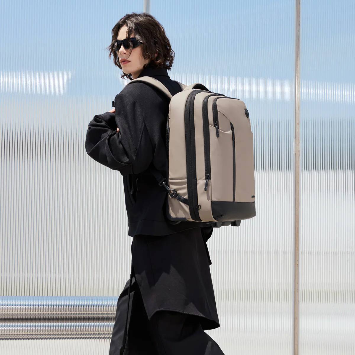 Sac à dos trolley dos rembourré confortable pour longs trajets