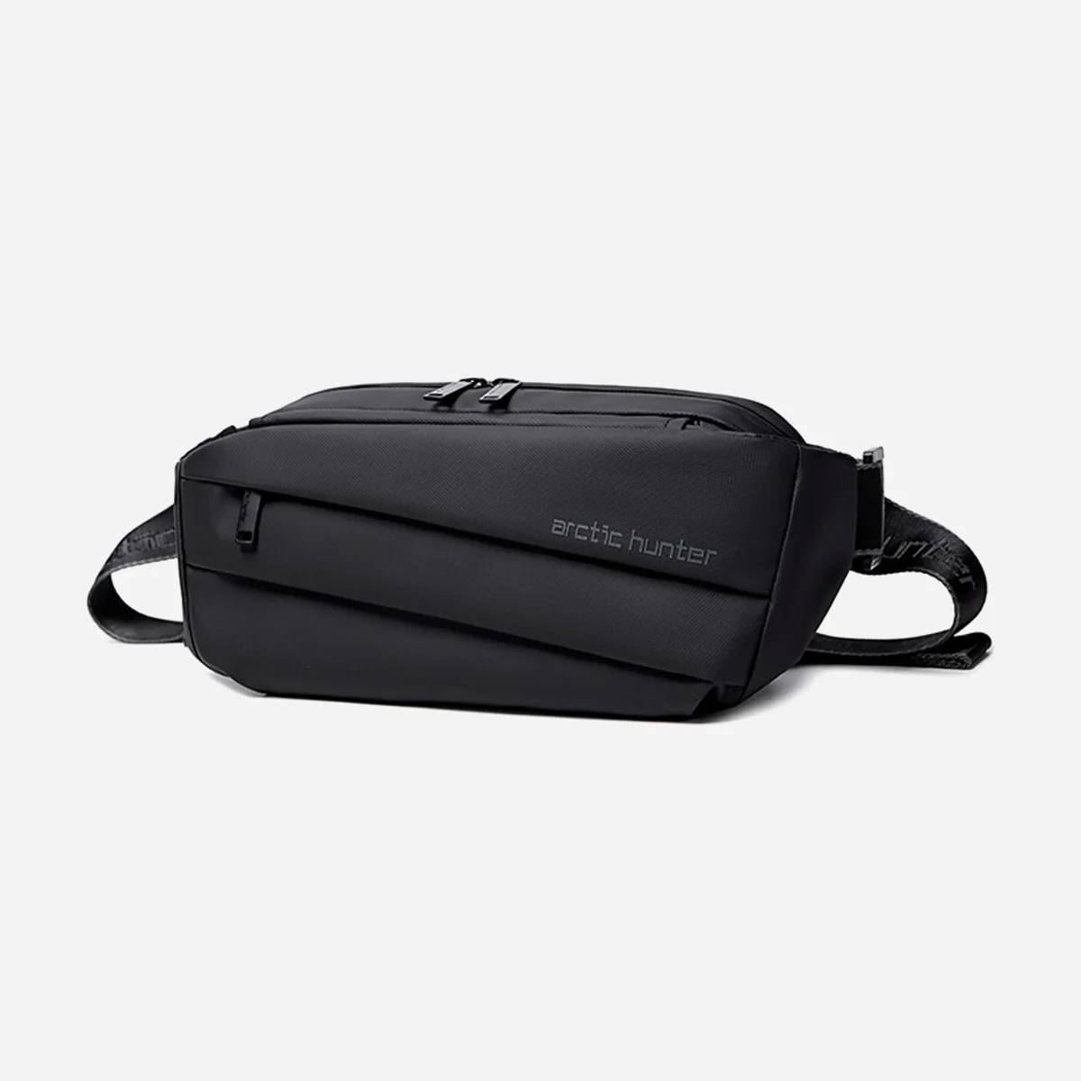 Sac chest bandoulière homme avec poches zippées et design moderne