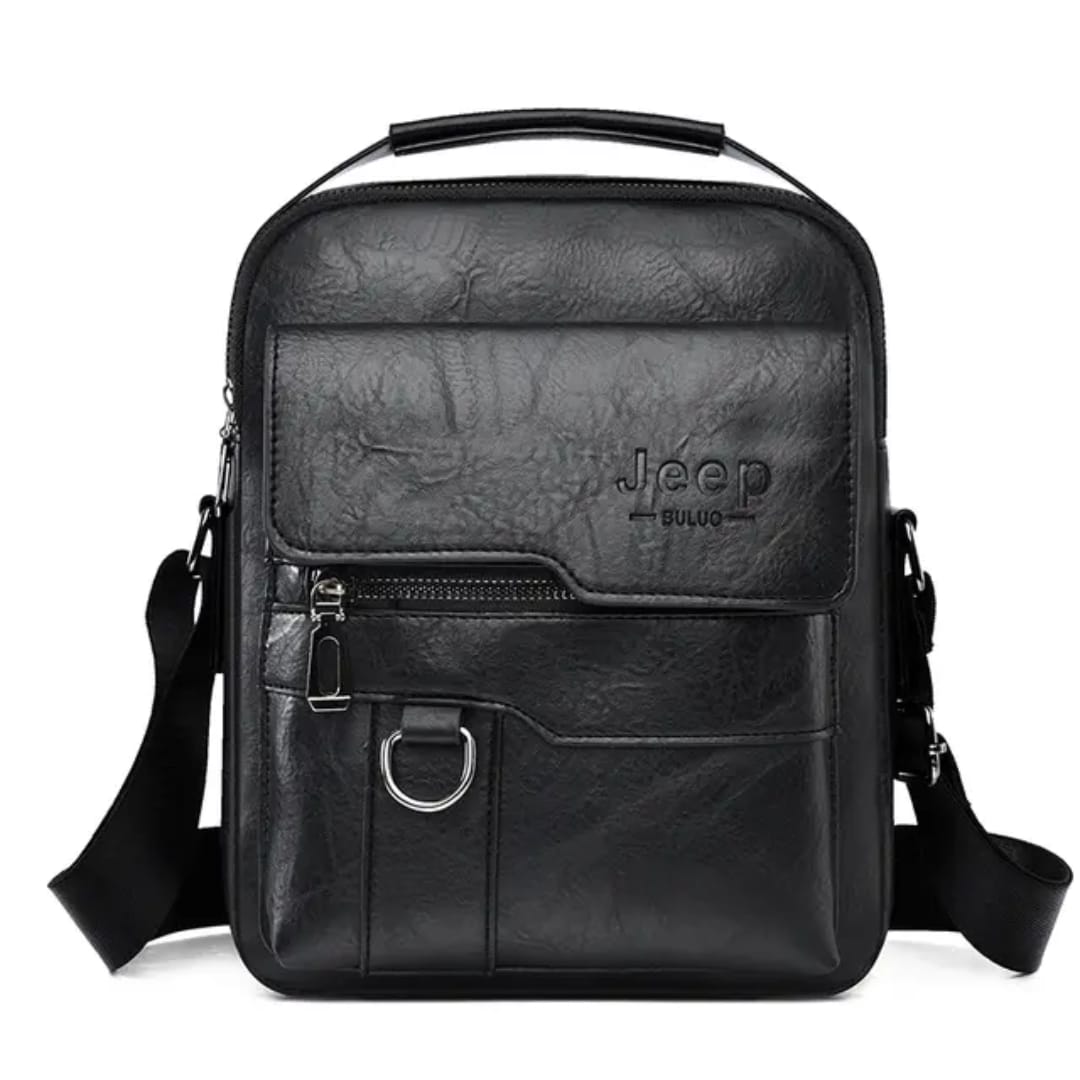 Sac bandoulière homme avec intérieur organisé et compartiment iPad
