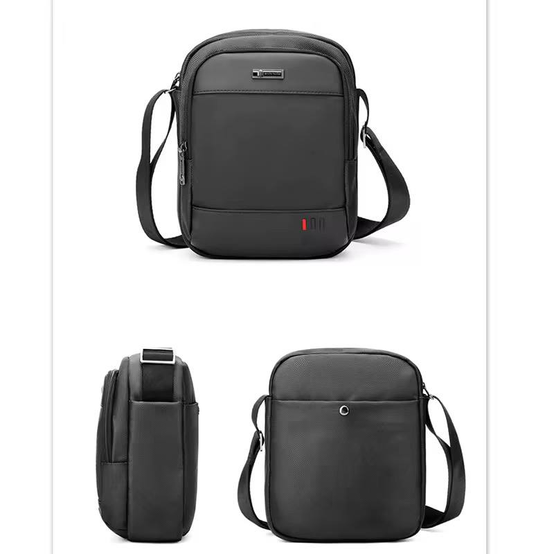 Sac bandoulière unisexe avec compartiment iPad 8 pouces antichoc