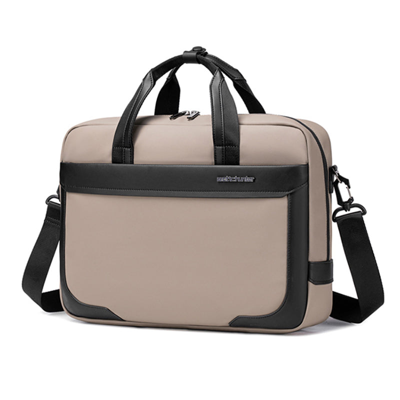 Sac business noir 15.6 pouces en polyester 1680D imperméable vue face