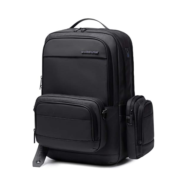 Sac à dos 3 en 1 unisexe multifonction avec port USB noir