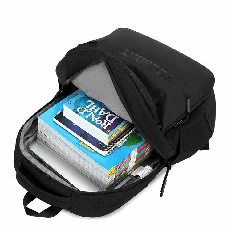 Intérieur du sac à dos unisexe – compartiments pour ordinateur et rangement
